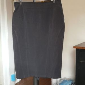 3/$20 Final Touch gray lined skirt